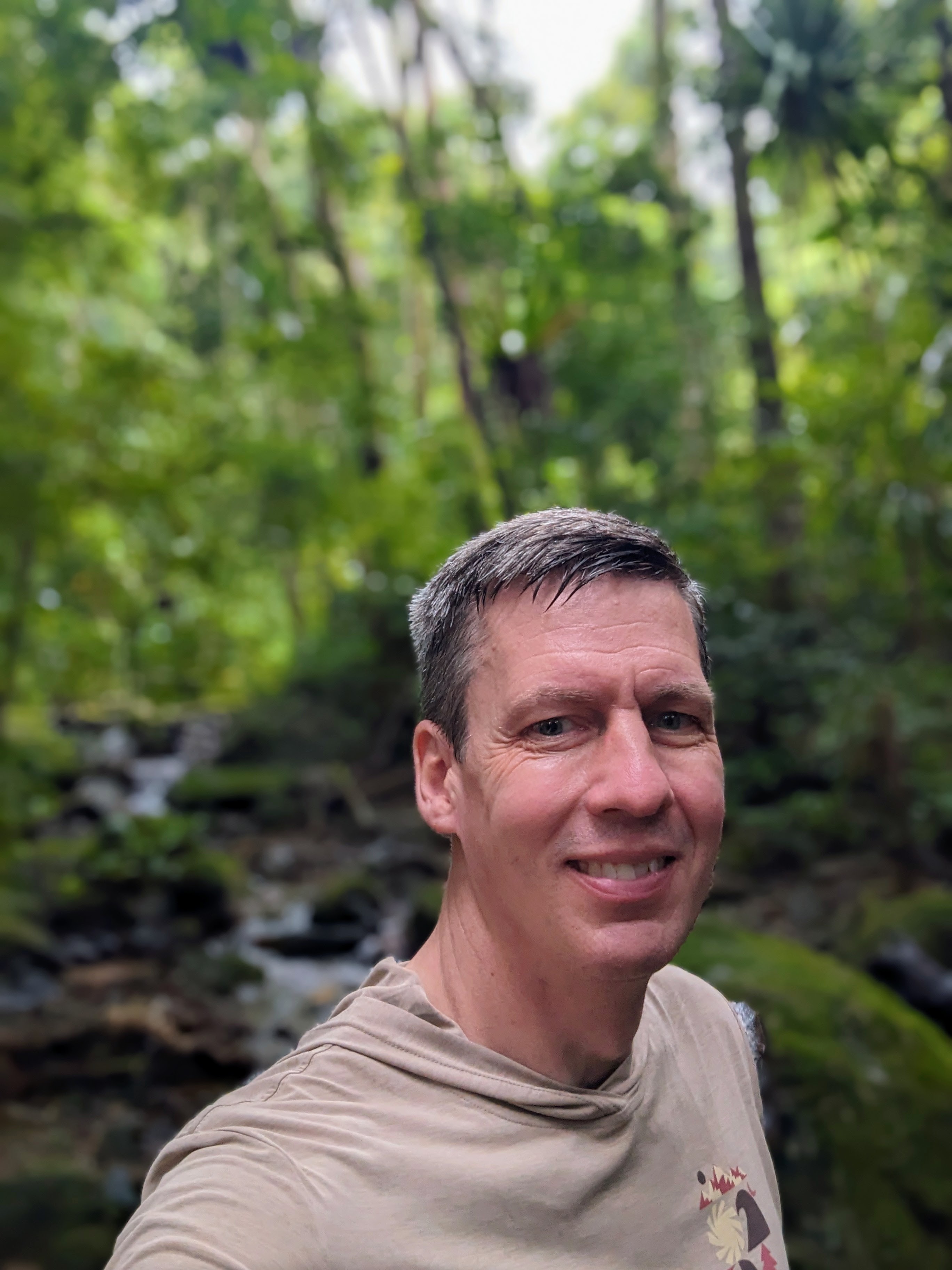 James Punteney photographing wildlife in Masoala National Park, Madagascar.